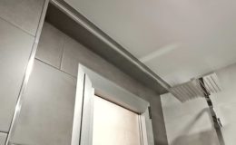 14 Baño: detalle de encuentros con viga